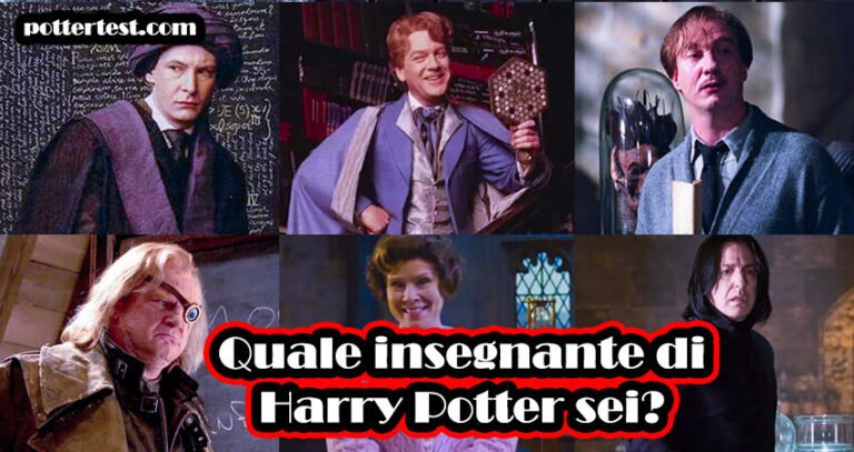 Quale insegnante di Harry Potter sei? POTTERTEST ⚡